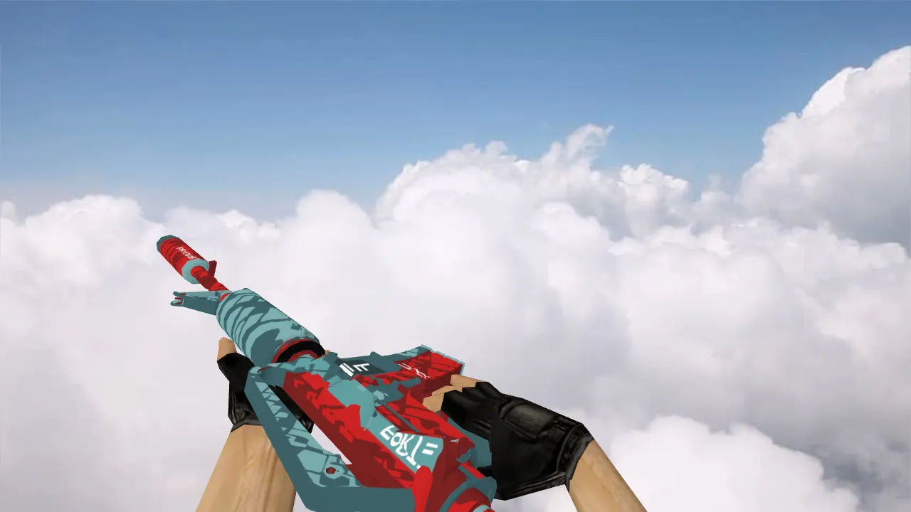 Скачать Модель «M4A1 Forte» v_m4a1_forte p_m4a1_forte w_m4a1_forte для CS 1.6: звук, анимация осмотра, текстуры - Скриншот