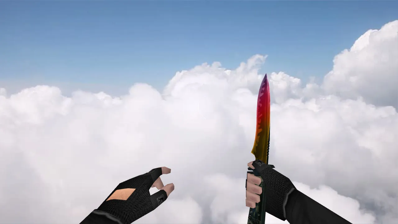 Скачать Модель «Default Knife Faded» v_knife для CS 1.6: звуки, анимация осмотра, качество текстур и настройка под твой config.cfg - Скриншот