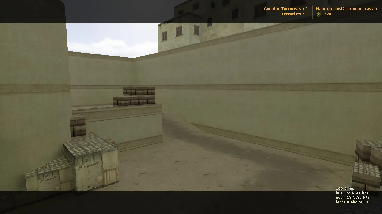 de_dust2_orange_classic для CS 1.6: карта DE, точки, баланс сторон и оптимизация — скриншот 5