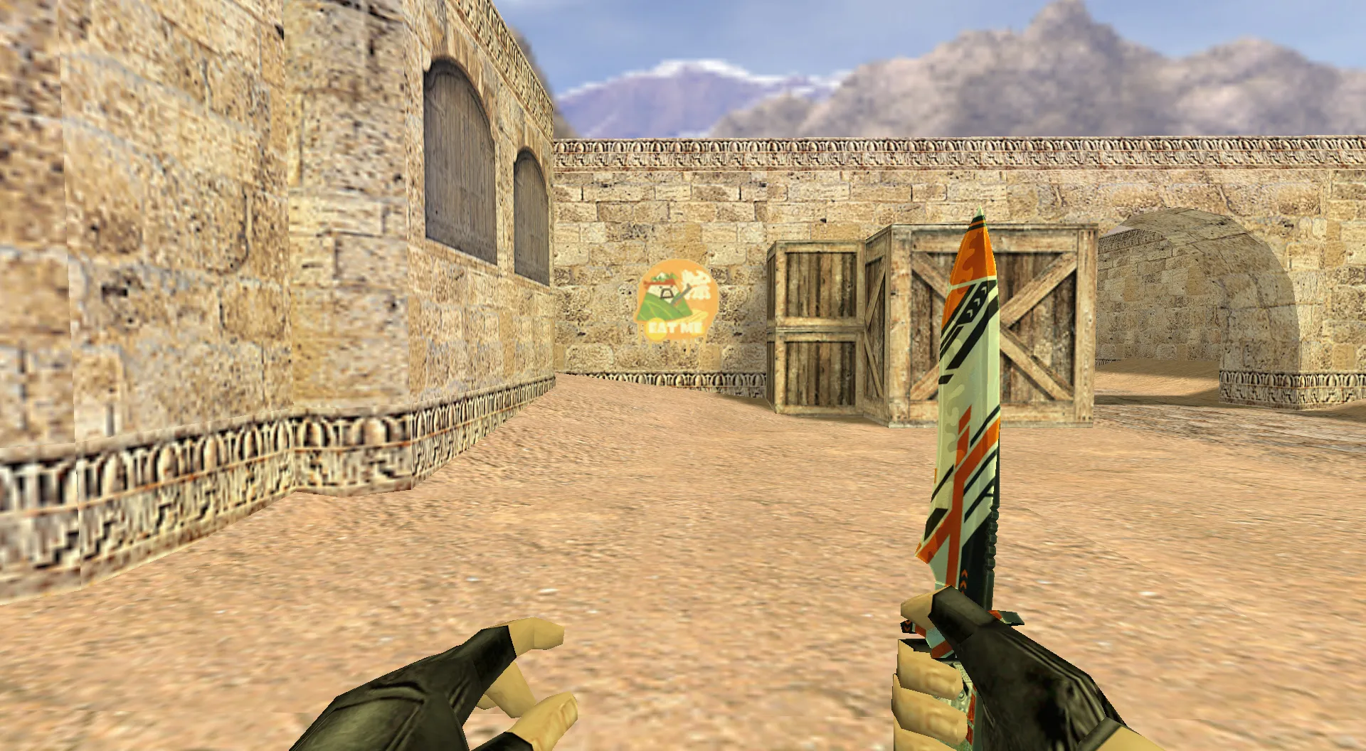 Граффити «Террорис» для CS 1.6 - Уникальный стиль из CS:GO — скриншот 3