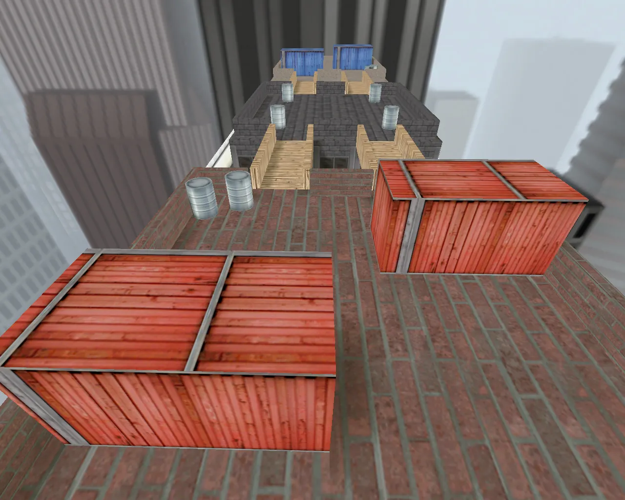 Скачать Карта «ka_rooftop» для CS 1.6: ножевые раунды, баланс сторон, .nav для ботов и оптимизация - Скриншот
