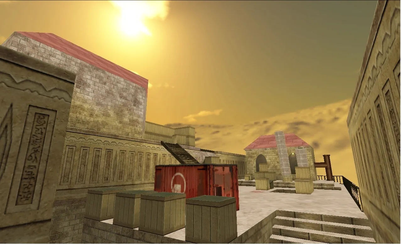 Скачать Карта de_solitude для Counter-Strike 1.6: тактика и особенности - Скриншот
