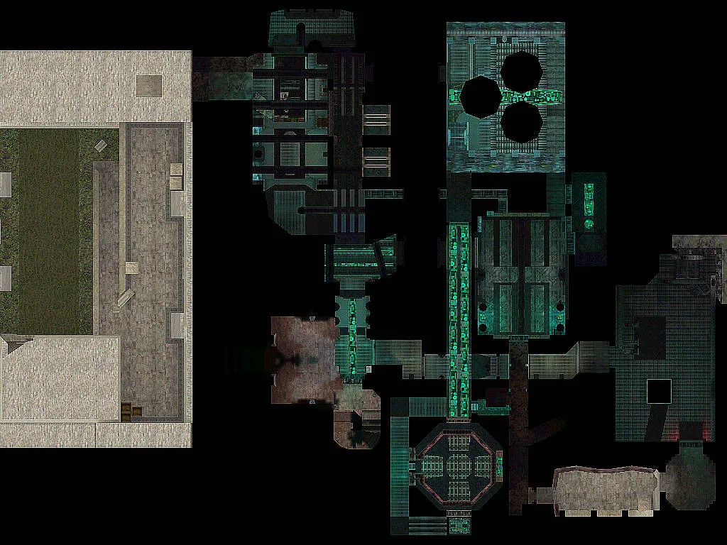 Скачать Карта de_borg для CS 1.6: точки, маршруты, баланс сторон и советы по настройке - Скриншот