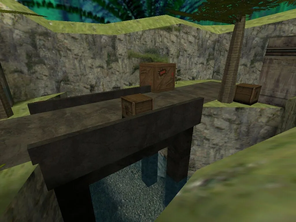 de_bridge для CS 1.6: баланс сторон, точки, боты (.nav), оптимизация wpoly/epoly — скриншот 7