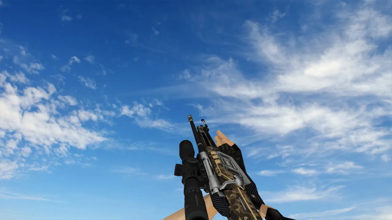 Скачать Модель SSG 08 Comebacker для CS 1.6 - Уникальный скин - Скриншот