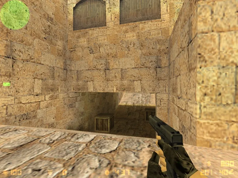 Скачать de_dust25 карта для CS 1.6: точки, раунды за CT/T, оптимизация wpoly/epoly и .nav для ботов - Скриншот