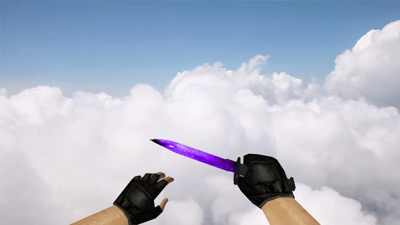 Скачать Модель ножа Bayonet Lazarat Phase 4 для CS 1.6: v_ w_ p_ модели, звуки, анимация осмотра, текстуры и настройка - Скриншот