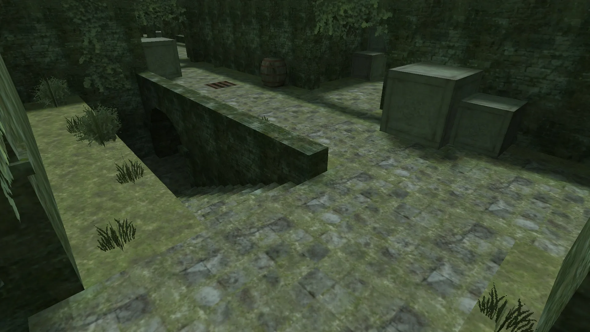 Карта de_undead_burg для CS 1.6: Тактический обзор и особенности — скриншот 9