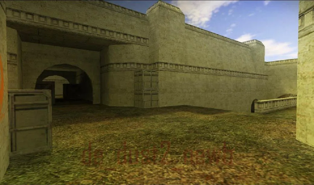 Скачать de_dust2_newb — карта DE для CS 1.6: точки, маршруты, .nav и оптимизация - Скриншот