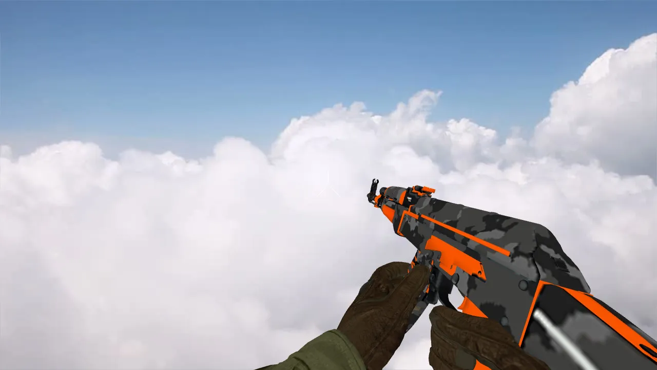 Скачать Модель «AK-47 Vanquish» (v_ / p_ / w_) для CS 1.6: звуки, анимация осмотра, текстуры и настройка - Скриншот
