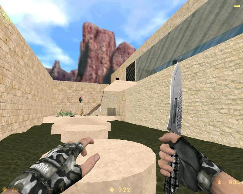 Скачать deathrun_desert для CS 1.6: тактика, точки, .nav для ботов, оптимизация wpoly/epoly - Скриншот