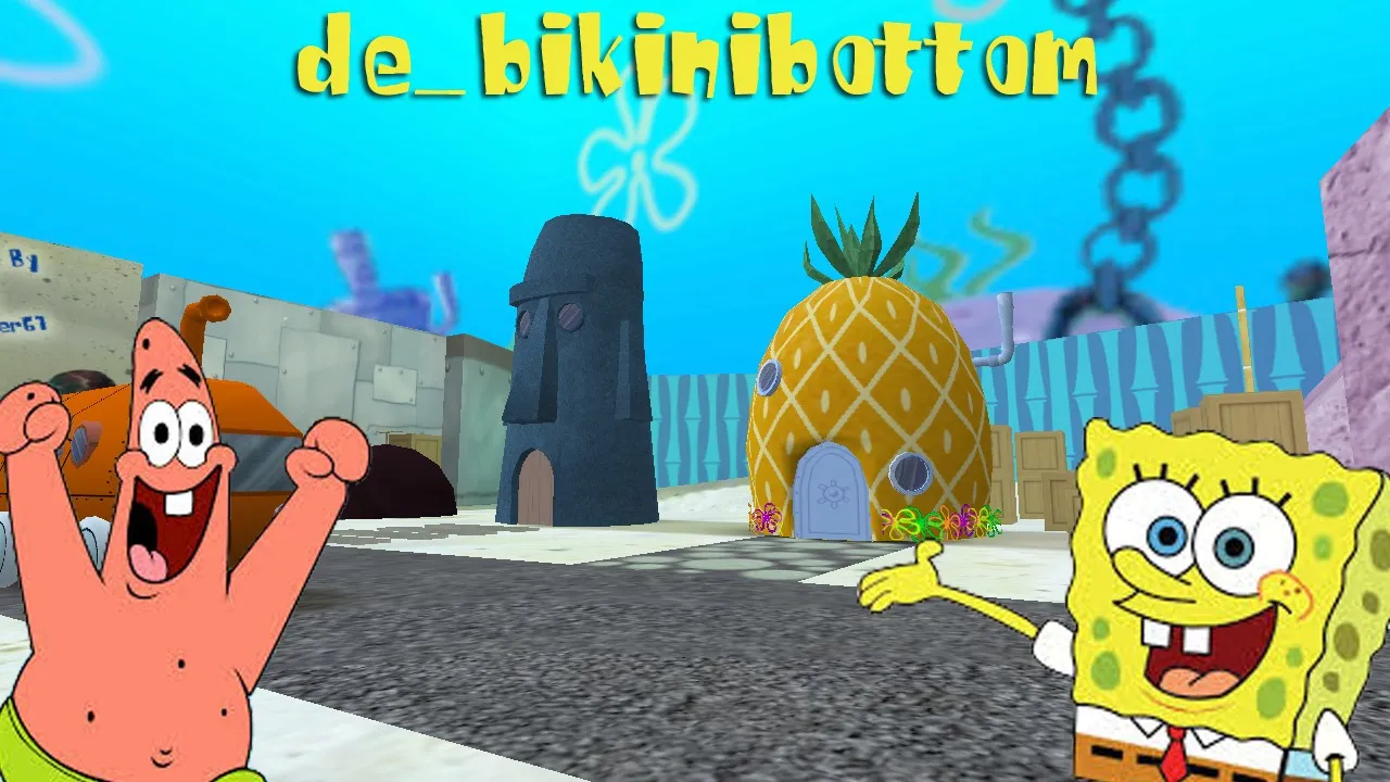 Скачать de_bikinibottom для CS 1.6 — карта, тактики, точки, .nav, оптимизация и запуск без риска - Скриншот