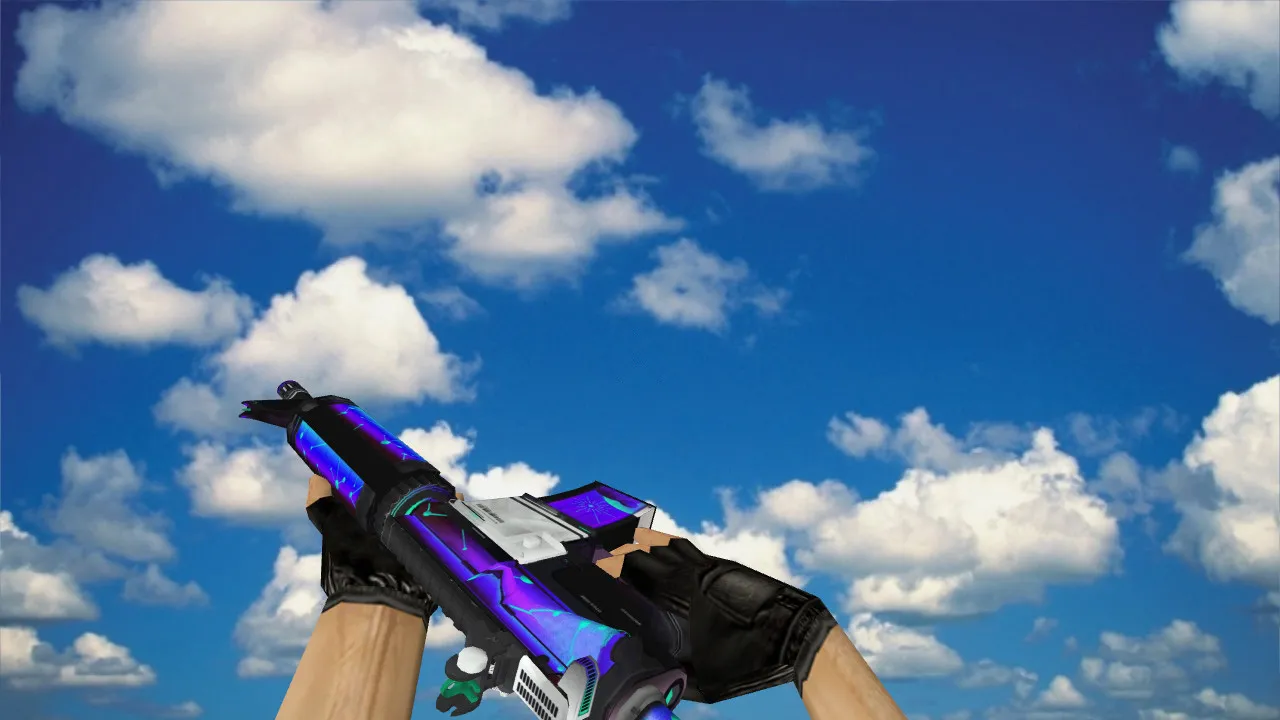 Скачать Модель M4A4 Pathfinder v_ p_ w_ для CS 1.6: звуки, анимация осмотра, текстуры и настройка оружия - Скриншот