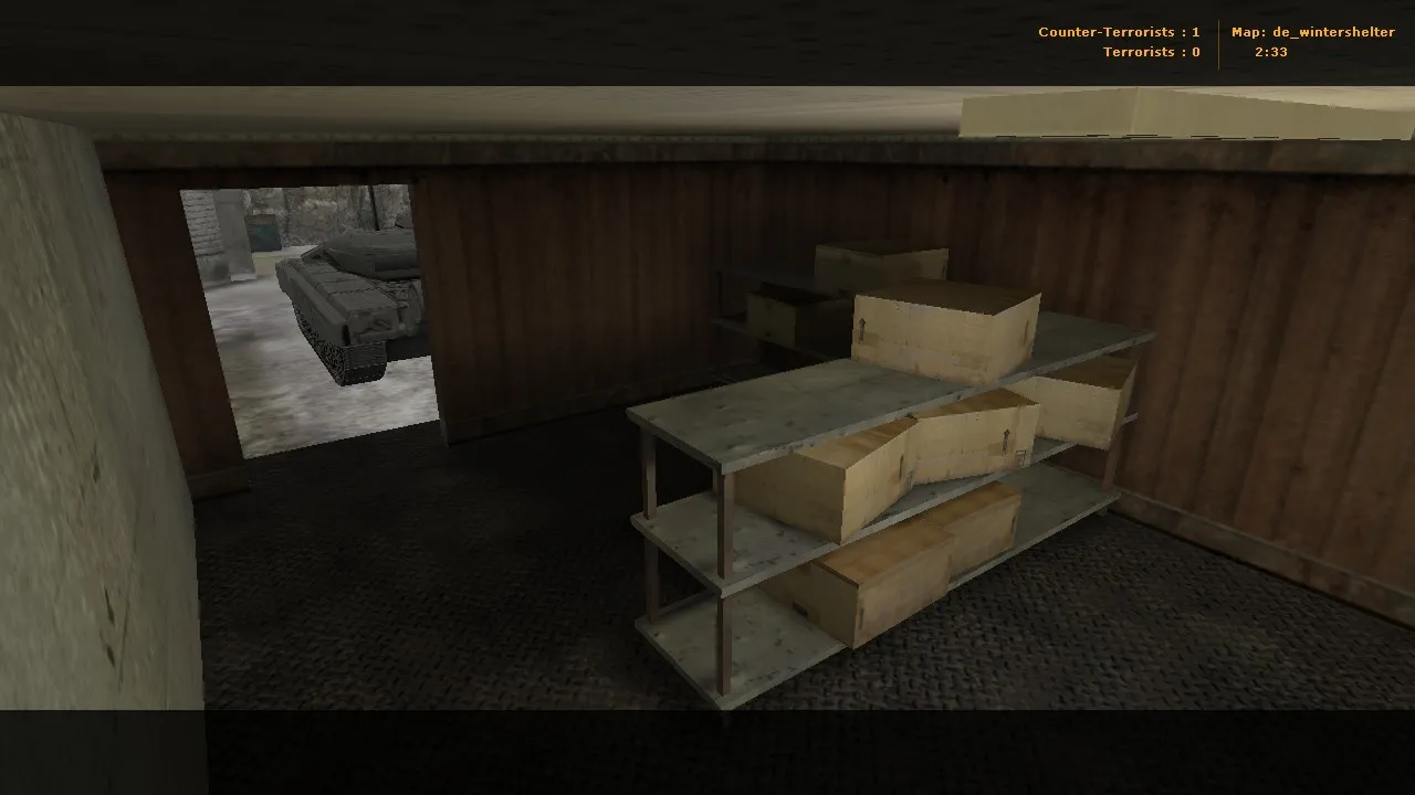 Скачать Карта de_wintershelter для Counter-Strike 1.6 - тактики и особенности - Скриншот