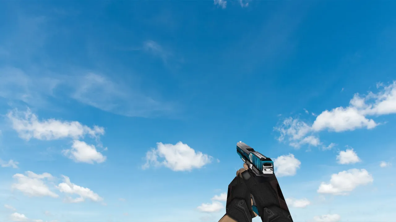 Скачать Модель Glock Aero для CS 1.6: качественные текстуры и звуки - Скриншот