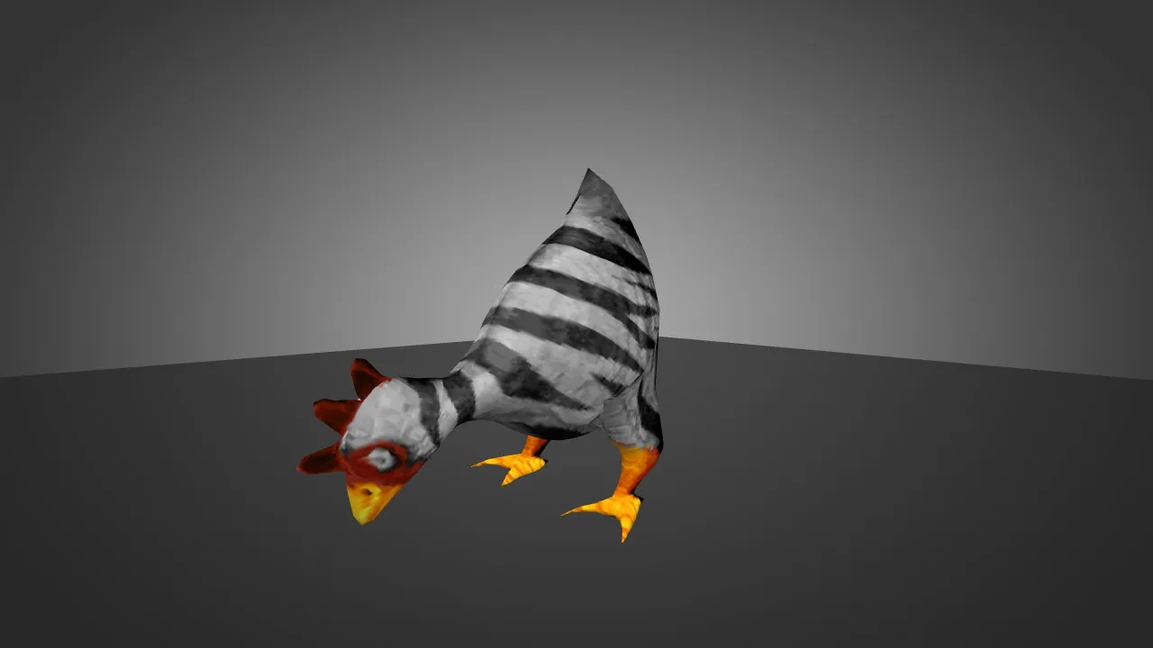Скачать Модель «Zebra Chicken» для CS 1.6 - Уникальный скин для вашей игры - Скриншот