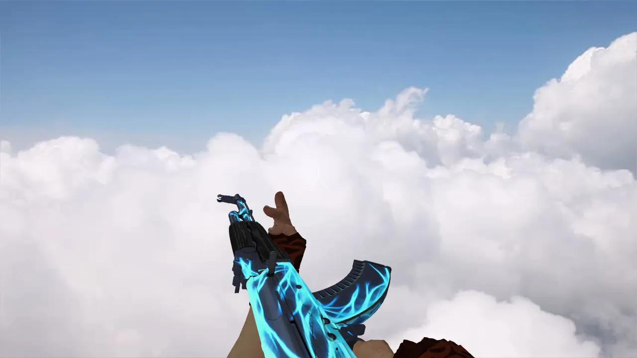 Скачать Модель v_ak47 Soul Devourer для CS 1.6: p_ak47, w_ak47, звук, анимация осмотра и текстуры - Скриншот
