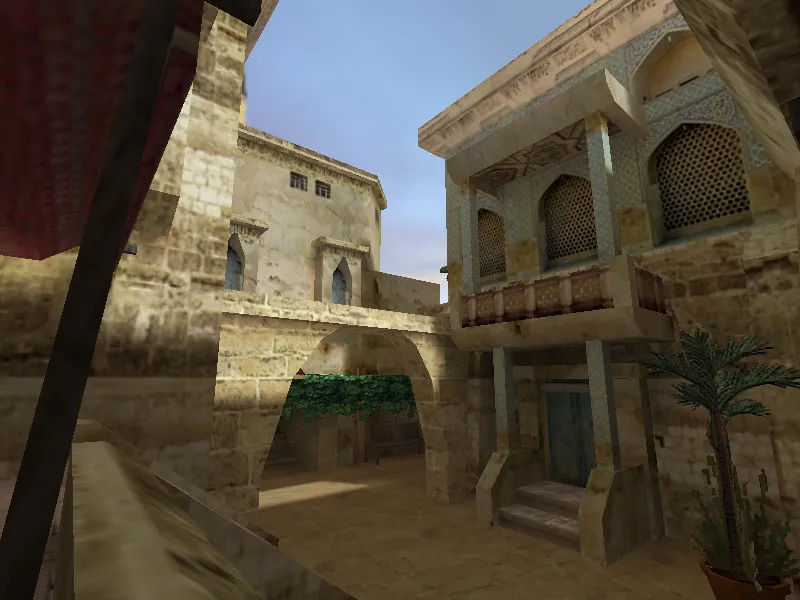 Скачать Карта de_menace для CS 1.6: Тактика и особенности - Скриншот