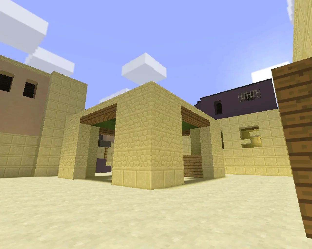 Скачать Карта de_mirage_minecraft для CS 1.6 – Оптимизированный геймплей - Скриншот