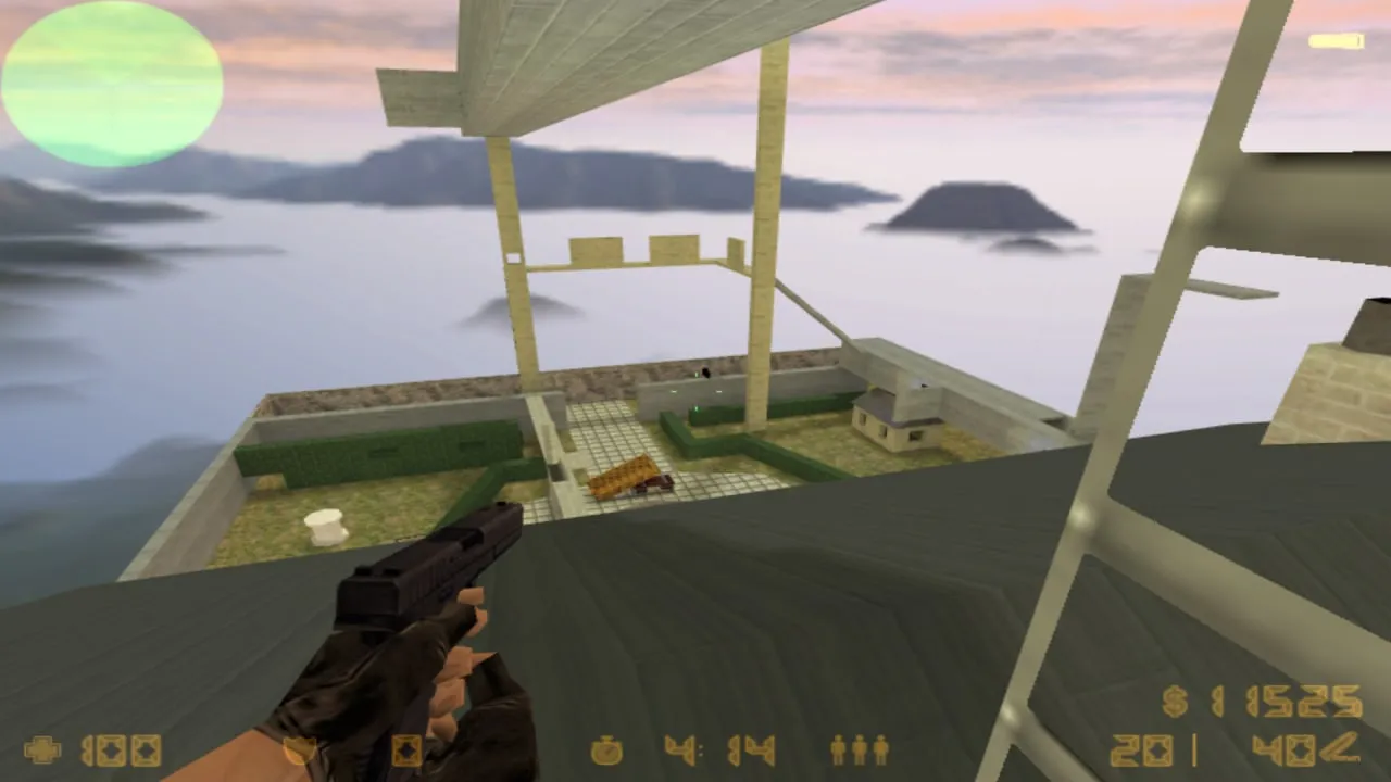 Карта cs_mansion_hightower для CS 1.6: тоннели, вышка под AWP, ходы и баланс сторон — скриншот 6