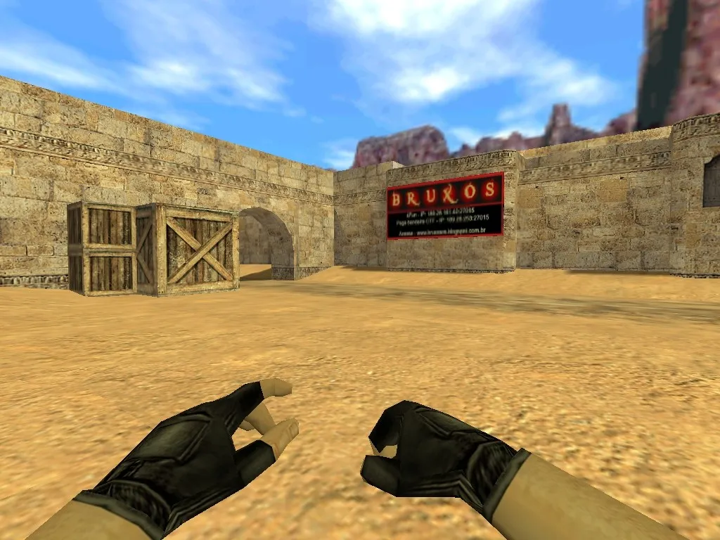 Скачать de_dust2_mini_bruxos — мини-карта Dust2 для CS 1.6: точки, раунды, bot .nav и оптимизация - Скриншот