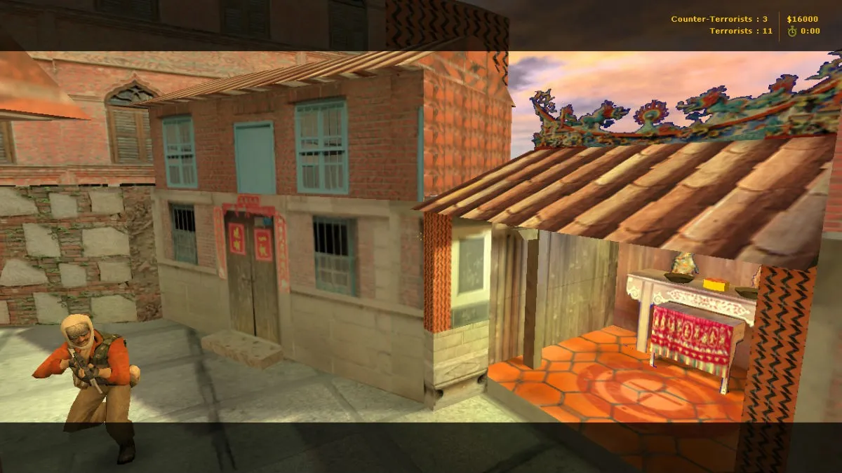 de_carpcity карта для CS 1.6: баланс сторон, точки под плент, .nav для ботов и оптимизация — скриншот 10