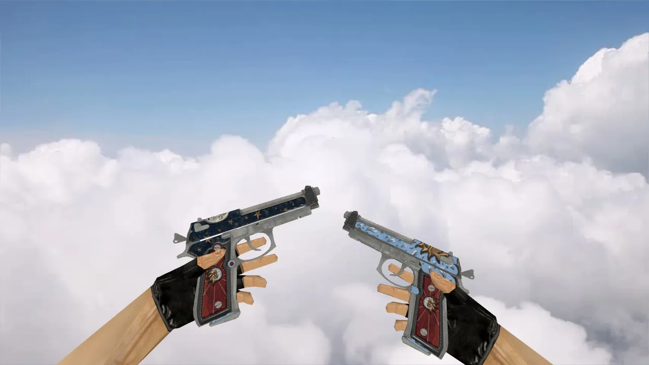 Скачать Модель «Dual Berettas Luna y Sol» для CS 1.6 - Подробный обзор - Скриншот