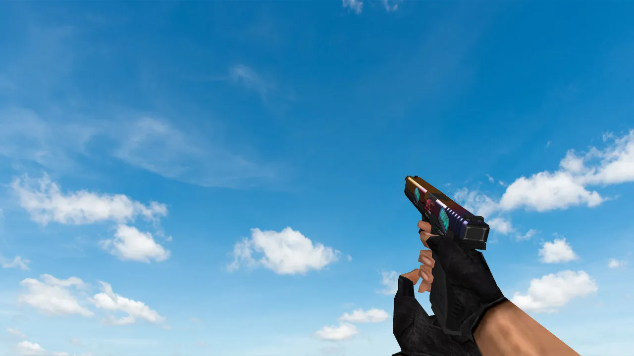 Скачать Модель «Glock Fade Navi Stickers» для CS 1.6: Улучшите игру - Скриншот