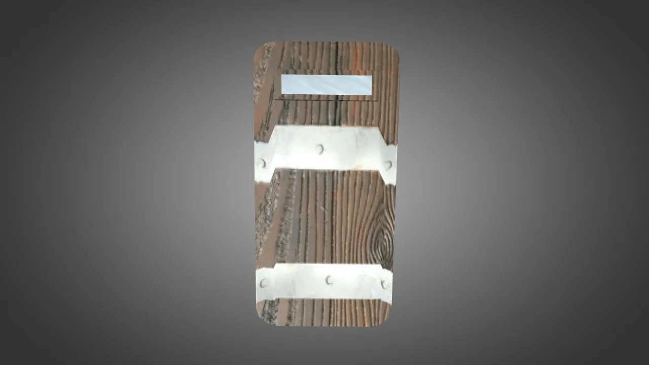 Скачать Модель «Wooden Plank Shield» для CS 1.6: v_, p_, w_, звуки, анимация осмотра и текстуры - Скриншот