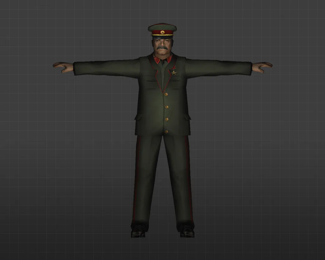 Скачать Модель «Иосиф Сталин» для CS 1.6 - Уникальный скин для вашей игры - Скриншот