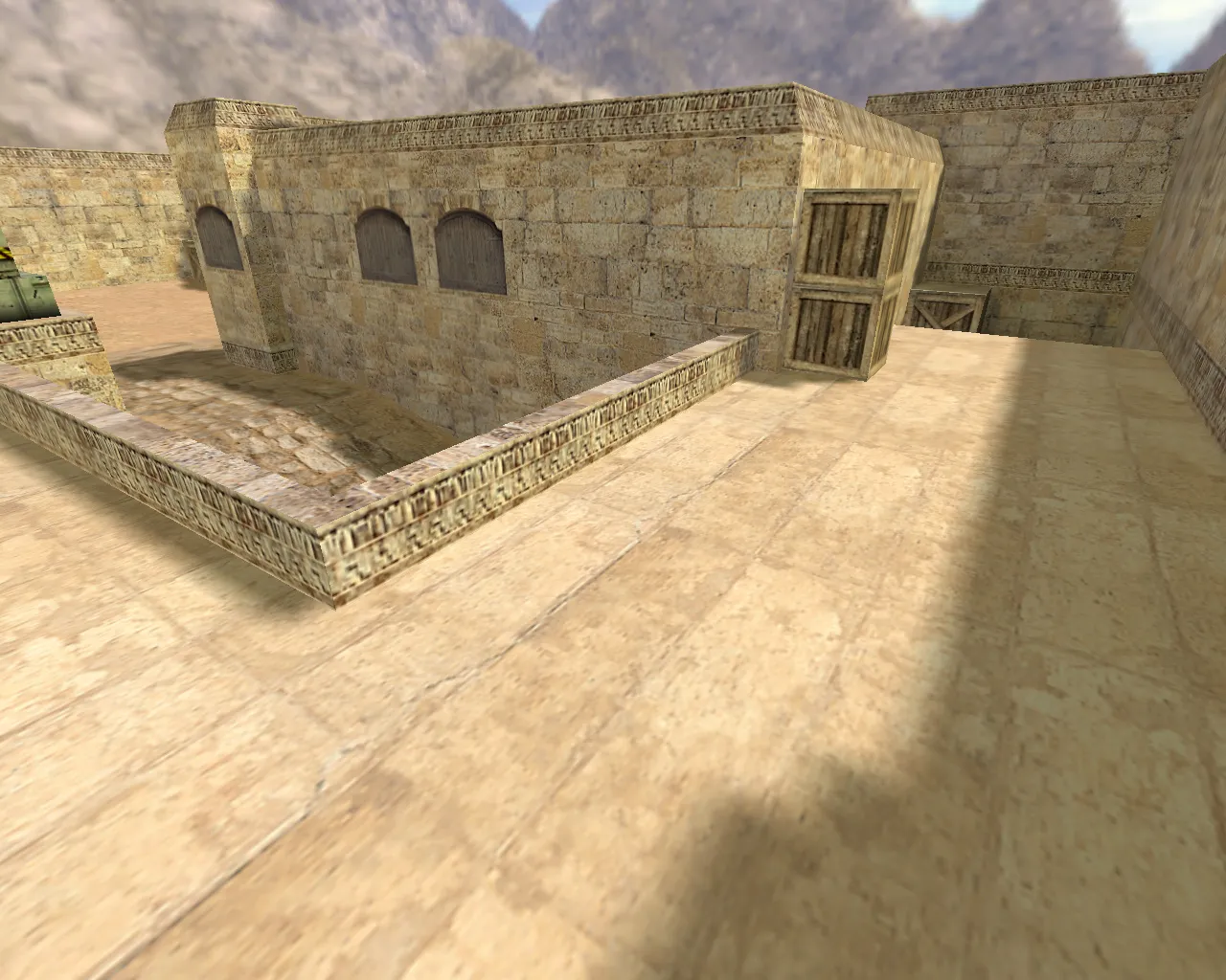 Скачать Карта de_dust2_long для CS 1.6: точки, маршруты, баланс сторон, .nav, оптимизация wpoly/epoly - Скриншот