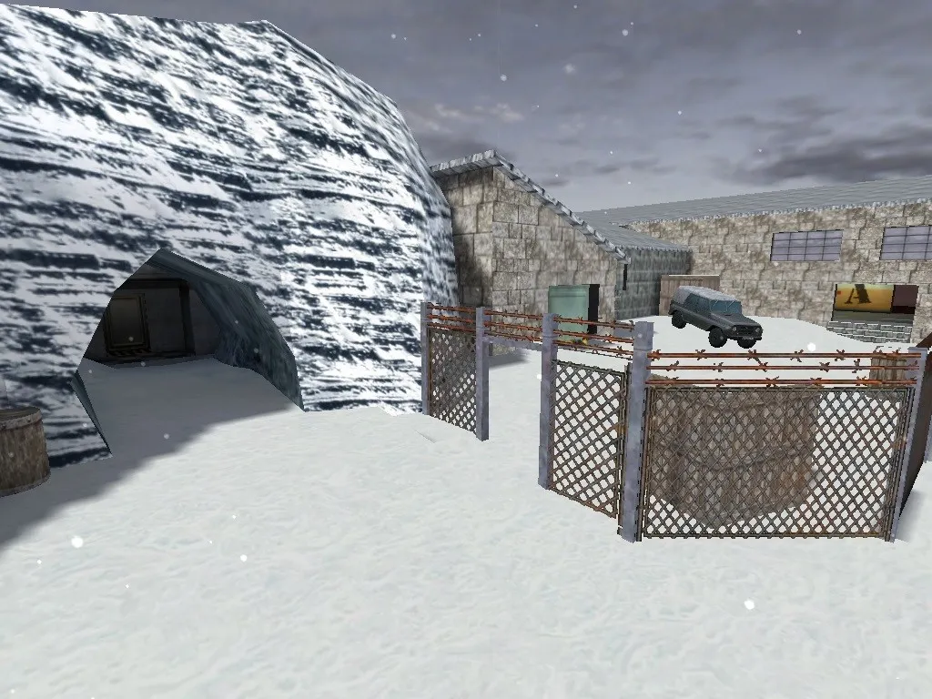 Скачать Карта de_arcticbase_v2 для CS 1.6: точки, тактика, боты (.nav), оптимизация wpoly/epoly и запуск без проблем - Скриншот