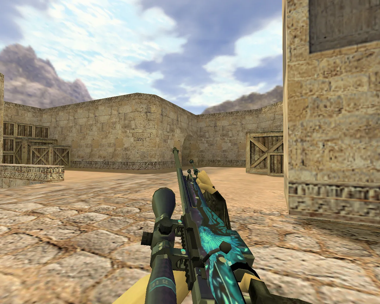 Скачать Модель AWP Смертоносные птицы для CS 1.6 - Уникальный скин - Скриншот