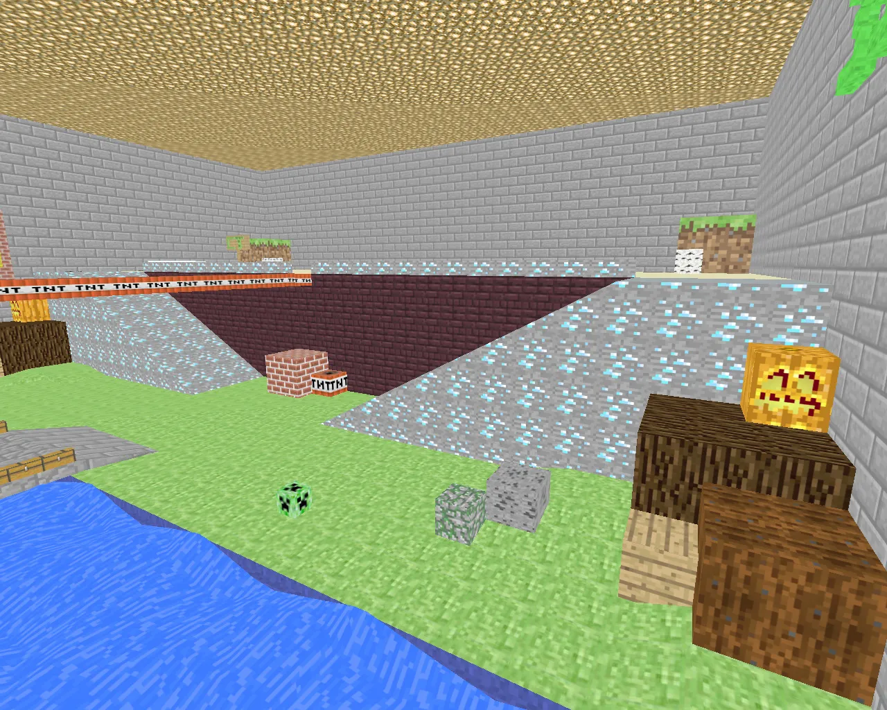 Скачать Карта «35hp_minecraft» для CS 1.6: ножевые раунды, точки, .nav для ботов и оптимизация - Скриншот