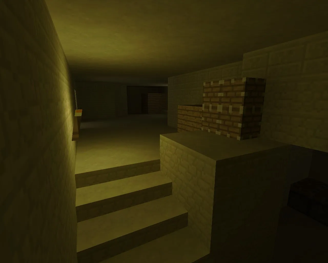Скачать Карта de_dust2_minecraft для CS 1.6: классический Dust2, текстуры в стиле Minecraft, точки, боты, оптимизация - Скриншот