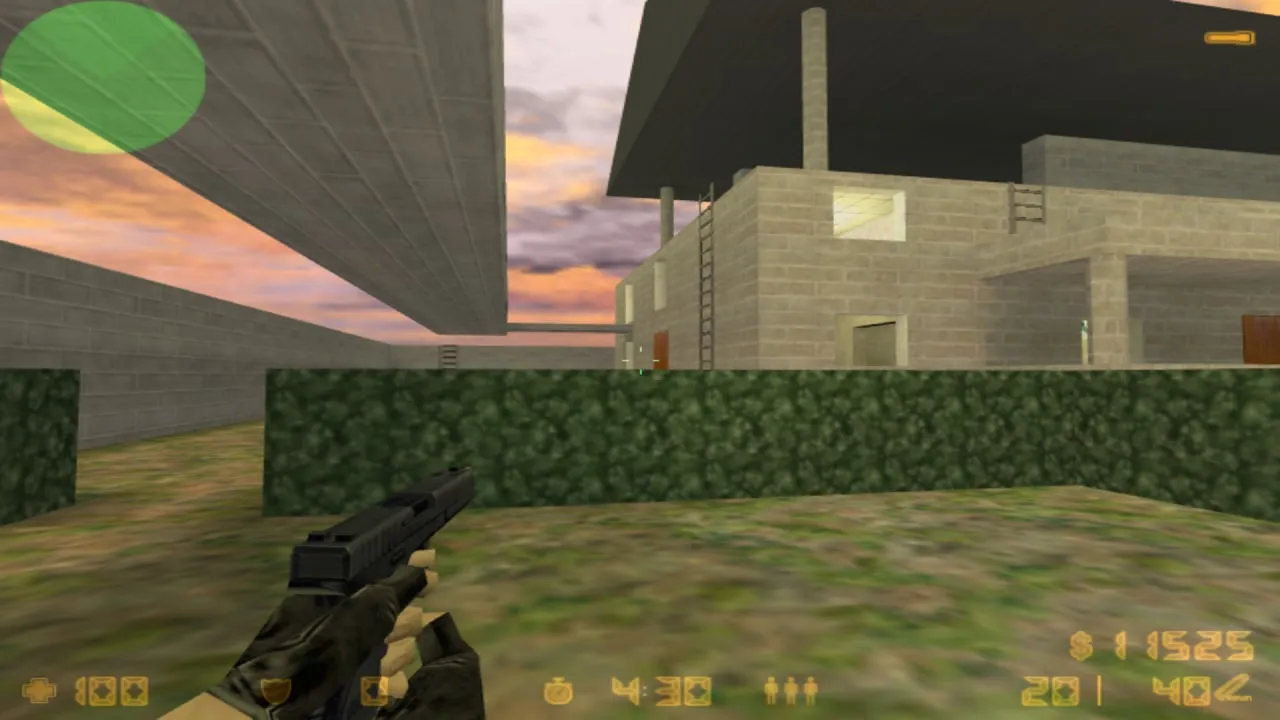 Карта cs_mansion_hightower для CS 1.6: тоннели, вышка под AWP, ходы и баланс сторон — скриншот 8