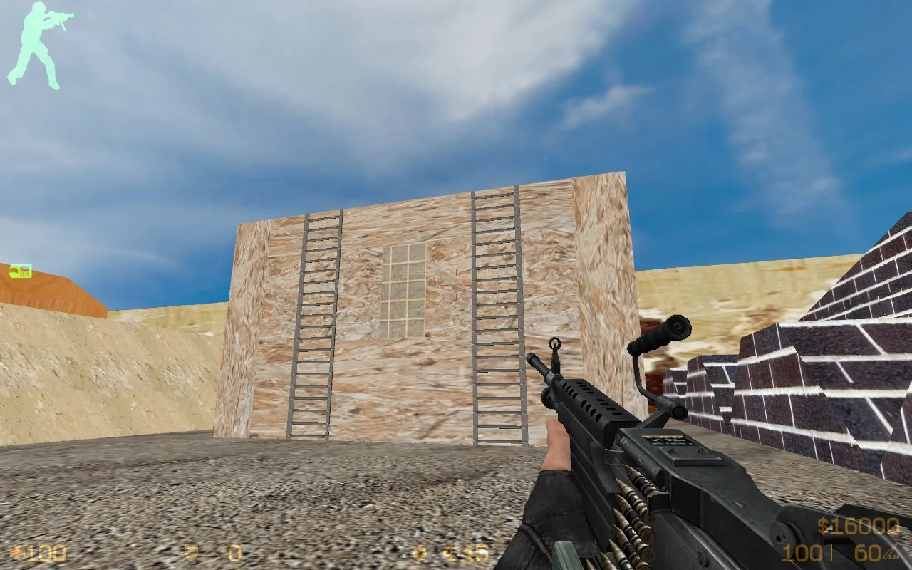 Скачать Карта de_rambo для CS 1.6 - Тактические возможности и оптимизация - Скриншот
