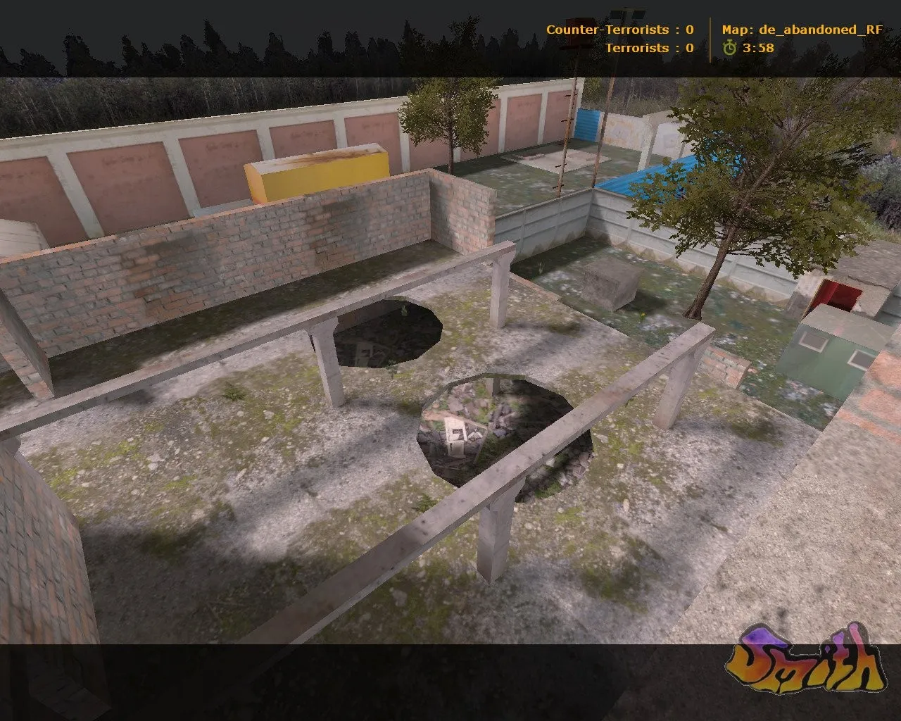 Скачать de_abandoned_rf для CS 1.6: тактика, точки, .nav и оптимизация wpoly/epoly - Скриншот