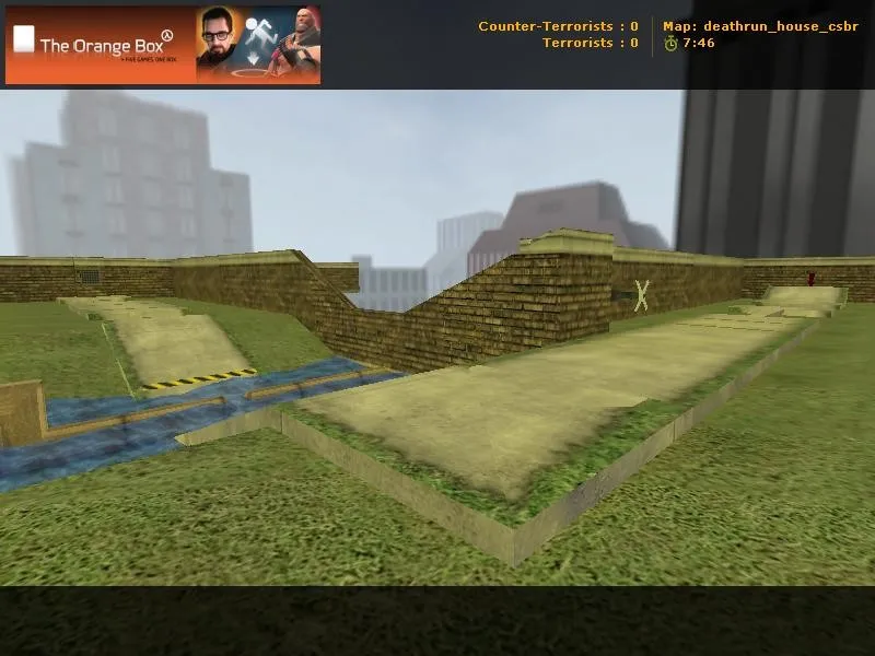 Скачать deathrun_house_csbr! для CS 1.6: карты Deathrun, точки, маршруты и настройка под сервер - Скриншот