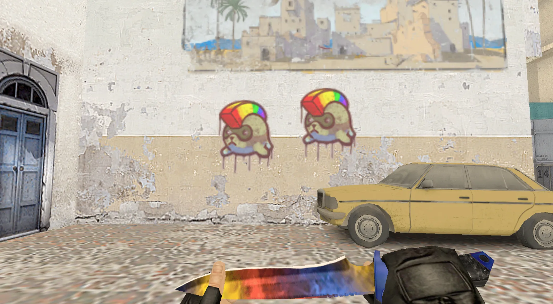 Скачать Граффити «Хомагавк» для CS 1.6 - Уникальный стиль из CS:GO - Скриншот