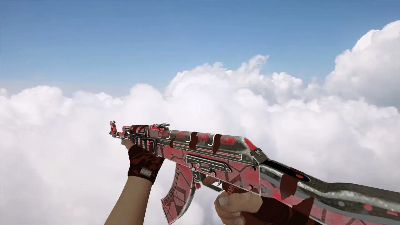 Скачать Модель v_ ak-47 Ruby Forged для CS 1.6: p_ и w_ файлы, звуки, анимация осмотра, текстуры и настройка - Скриншот