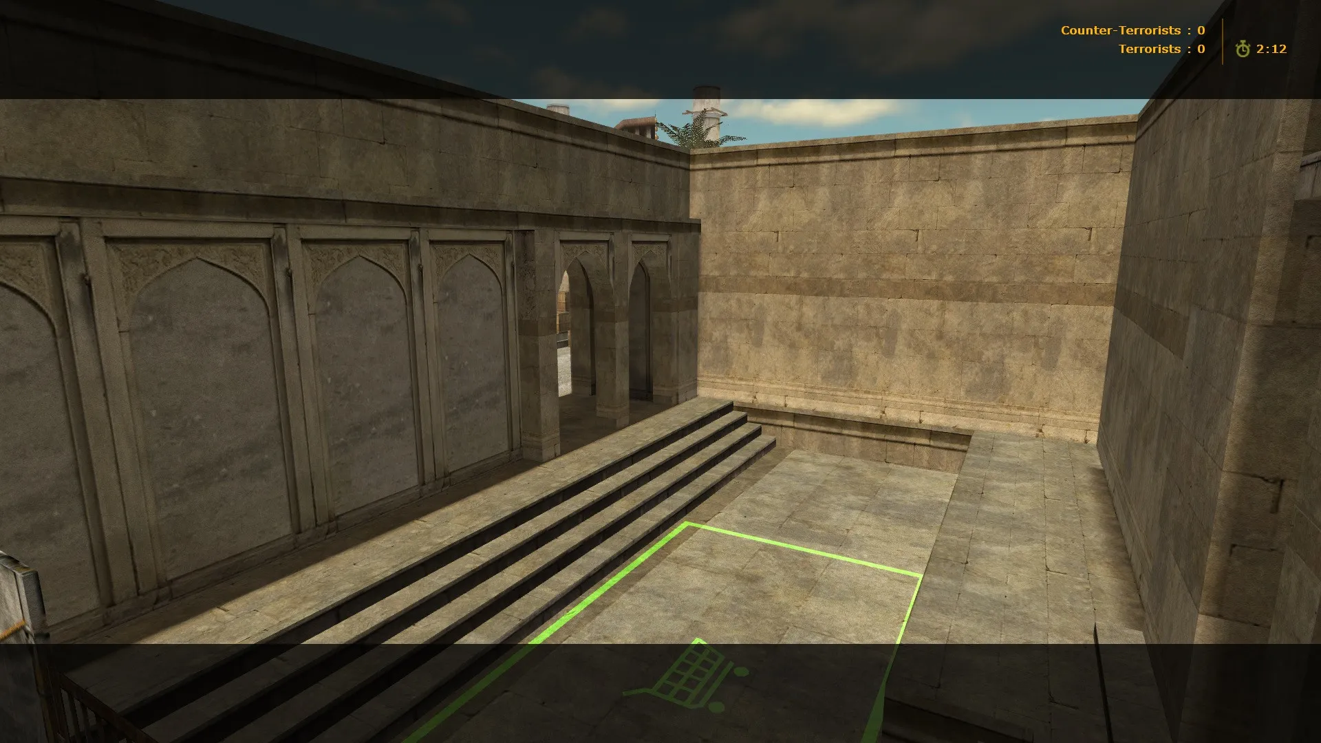 de_dust0_cso — DE карта для CS 1.6: баланс сторон, точки, .nav и оптимизация wpoly/epoly — скриншот 7