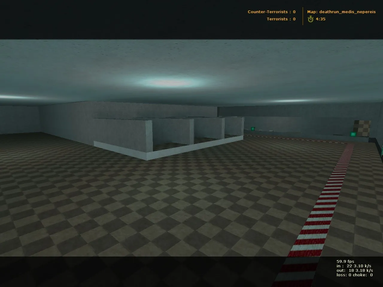 Скачать deathrun_medis_nepereis — карта Deathrun для CS 1.6: точки, трассы, боты (.nav) и оптимизация - Скриншот