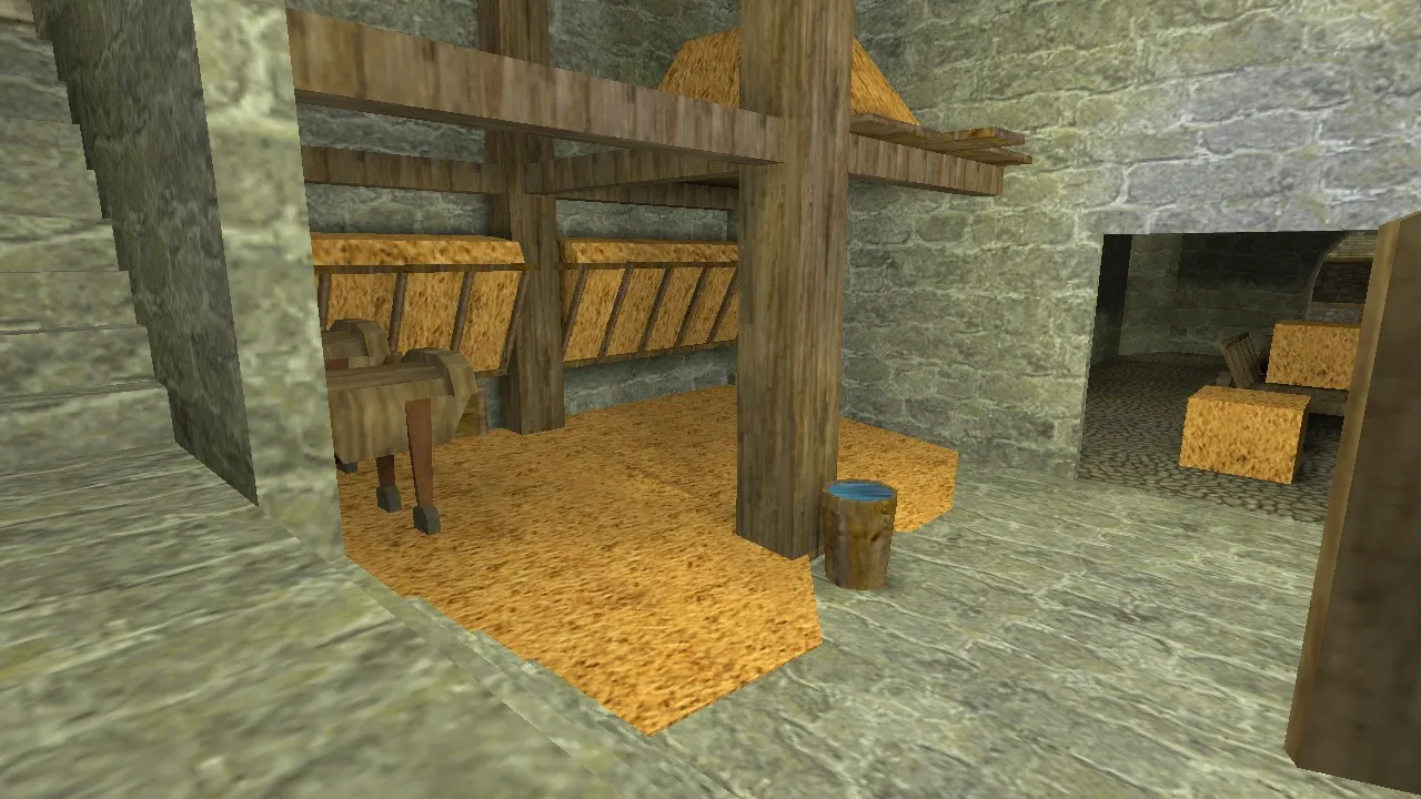 Скачать de_17b_castle_v1 — DE карта для CS 1.6: тактика сторон, точки, .nav и оптимизация - Скриншот