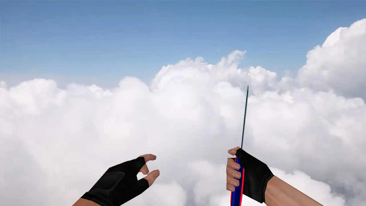 Скачать Модель ножа «Отвертка» для CS 1.6: v_ p_ w_ модели, звуки, анимация осмотра и качество текстур - Скриншот