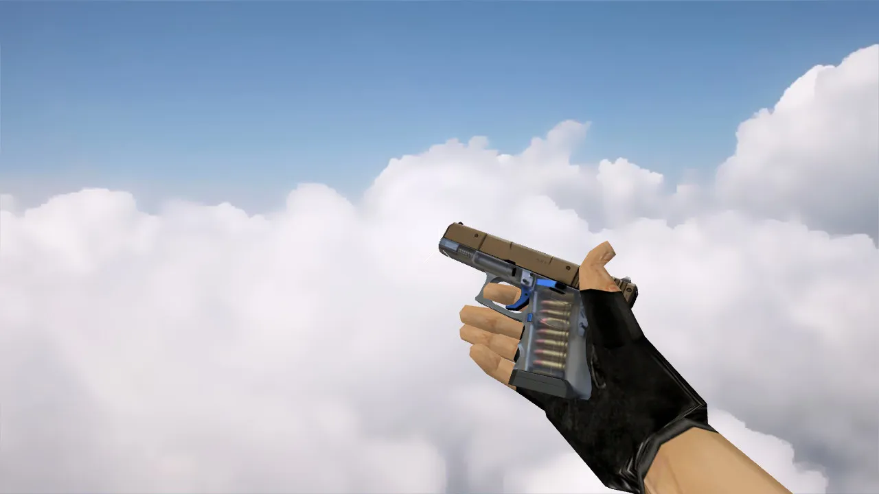 Скачать Glock-18 | Прозрачный полимер для CS 1.6 – Модели оружия - Скриншот