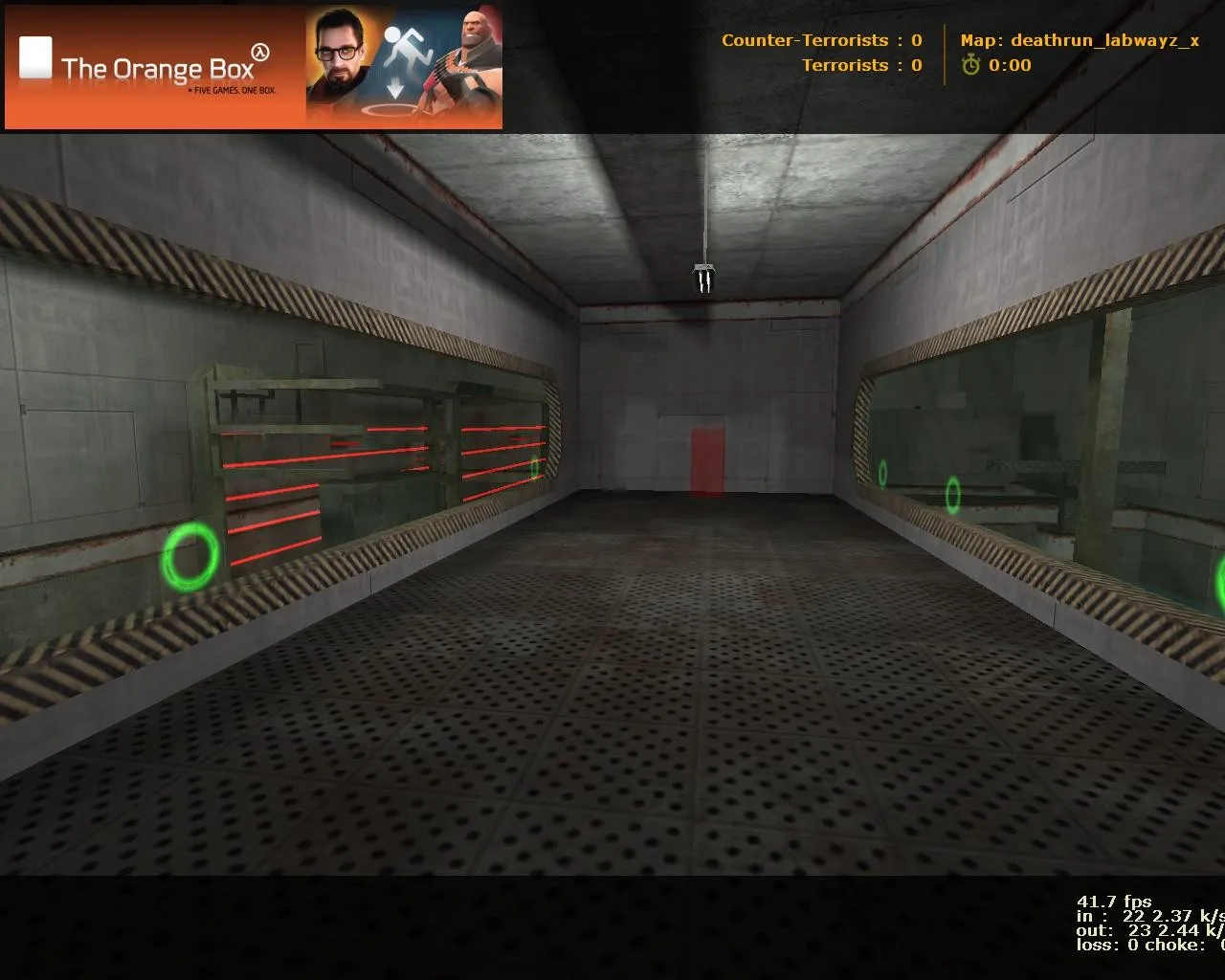 deathrun_labwayz_x для CS 1.6: карта Deathrun, точки за команду, .nav для ботов и оптимизация — скриншот 7