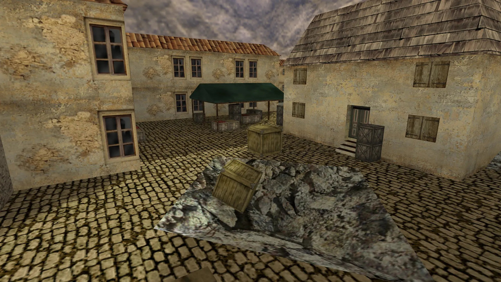 de_crazytank для CS 1.6: тактика за Т/КТ, точки, навигация ботов и оптимизация карты — скриншот 13