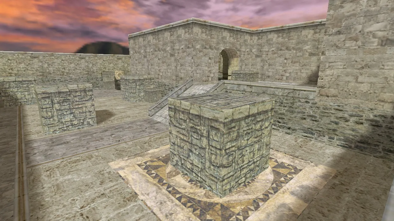 Скачать Карта de_nobreath для CS 1.6: тактика и особенности - Скриншот