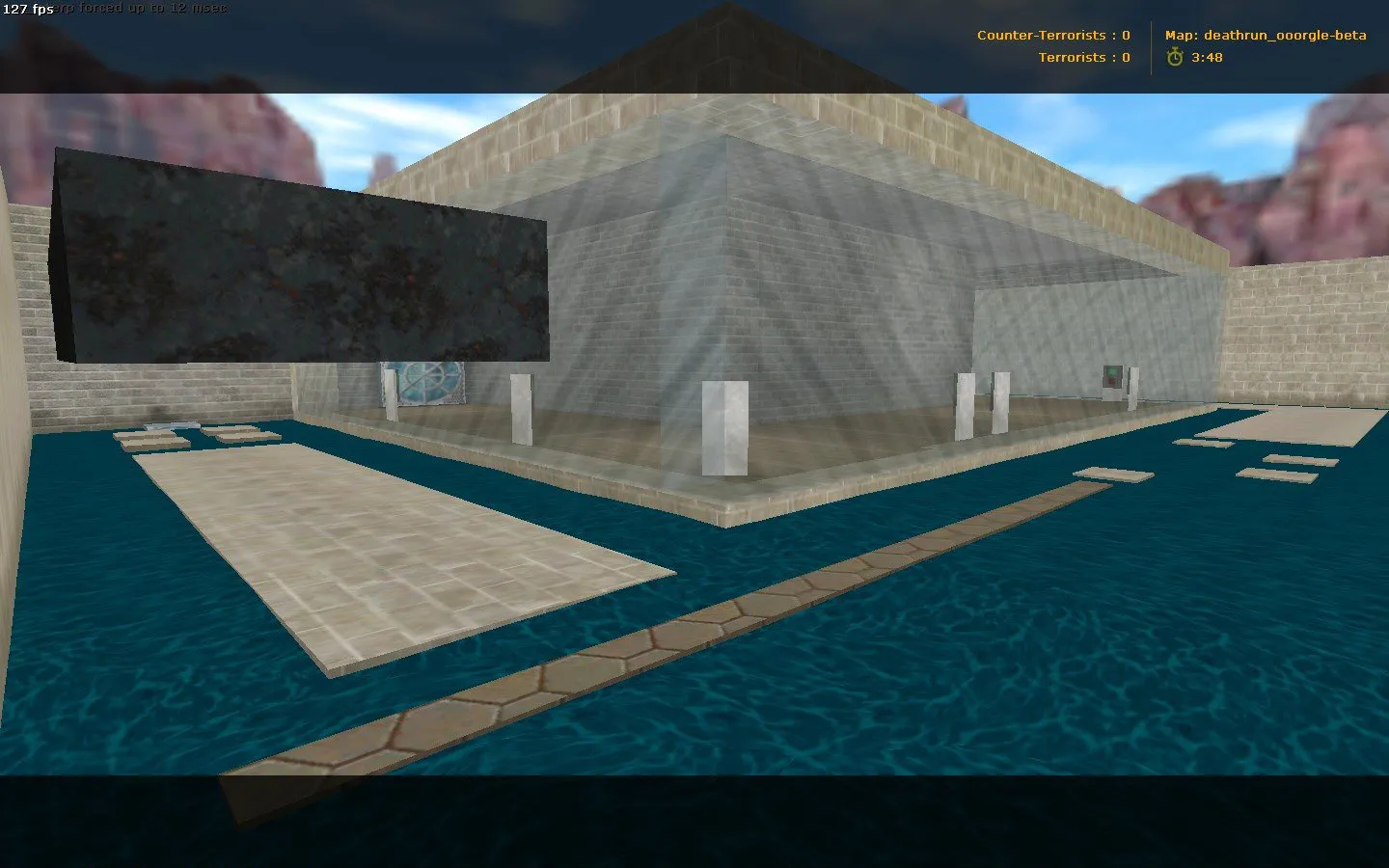 Скачать deathrun_ooorgle-beta для CS 1.6: точки, ловушки, .nav для ботов и оптимизация карты - Скриншот